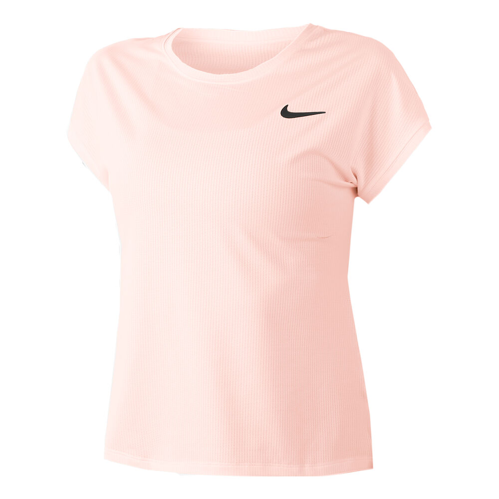 Nike Dri-Fit Victory Court T-shirt Femmes - Abricot, Noir