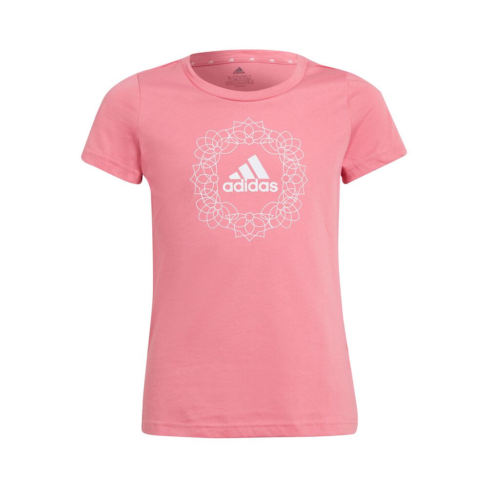 adidas GFX T-shirt Enfants - Pink , Blanc