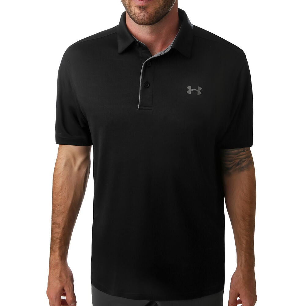 Under Armour Tech Polo Hommes - Noir , Gris