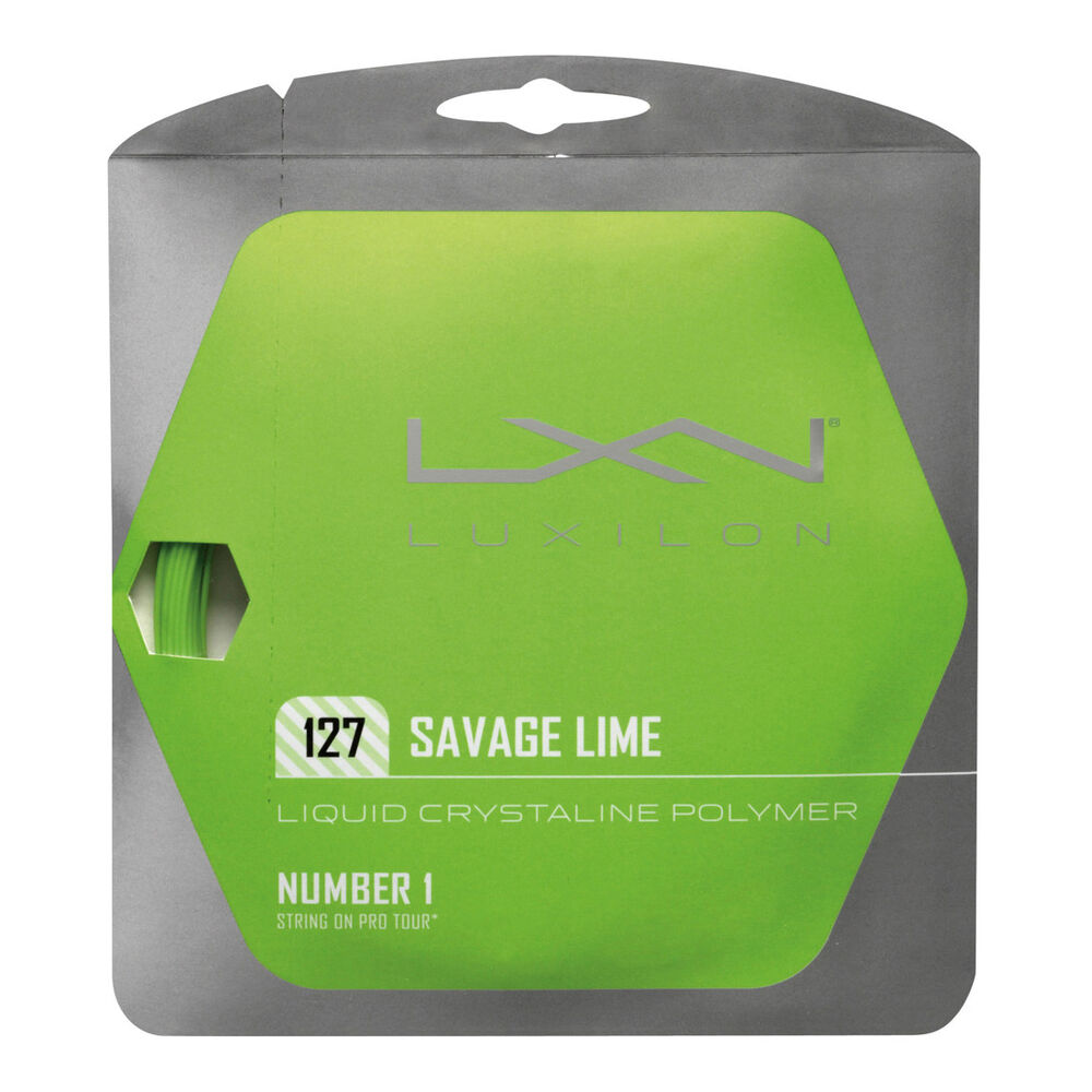 Luxilon Savage Lime Cordage En Garniture 12,2m - Vert