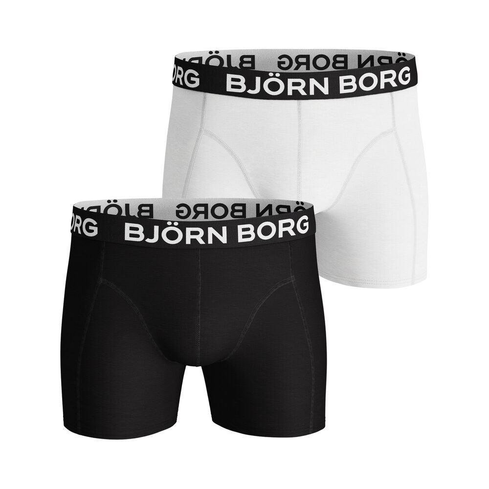 Björn Borg Sammy Caleçon Pack De 2 Unités Hommes - Noir , Blanc
