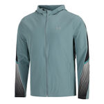 Vêtements Under Armour Under Armour Velociti Storm Hooded Veste Running Hommes-Bleu Gris, Noir