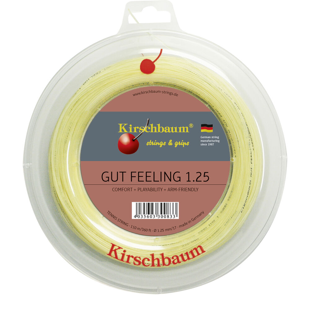 Kirschbaum Gut Feeling Bobine Cordage 110m - Écru