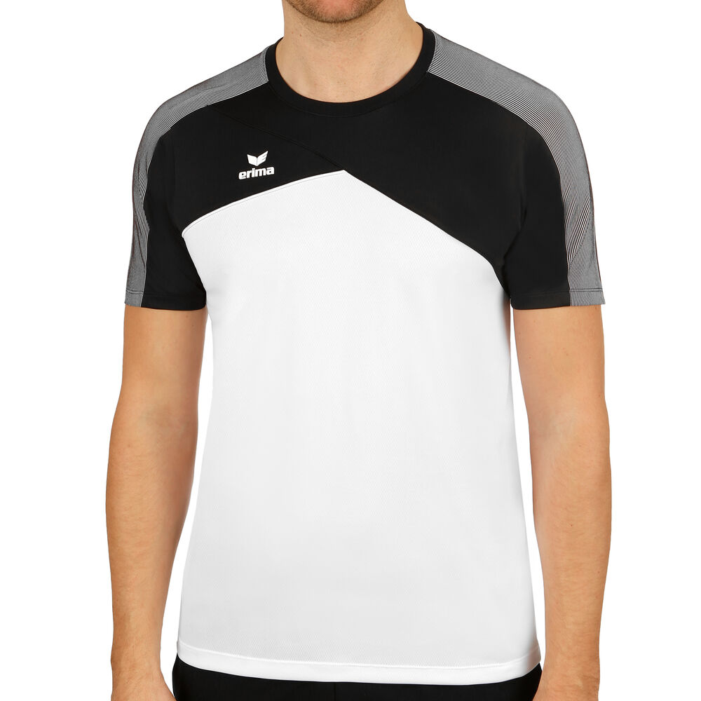 Erima Premium One 2.0 T-shirt Hommes - Blanc , Noir