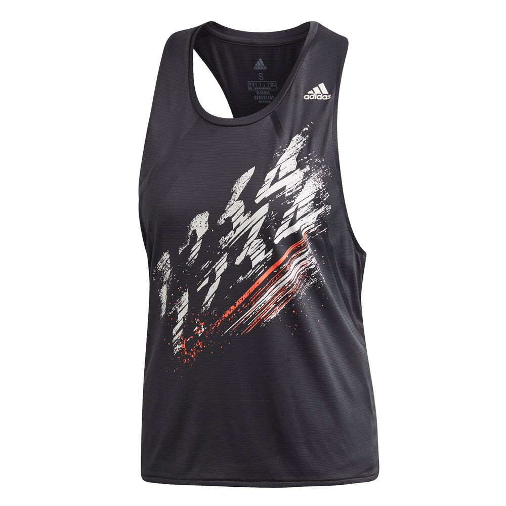 adidas Speed Débardeur Tank Top Femmes - Noir , Blanc