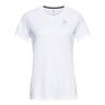 Crew Neck Essential Chill-Tech Maillot De Course Femmes-Blanc