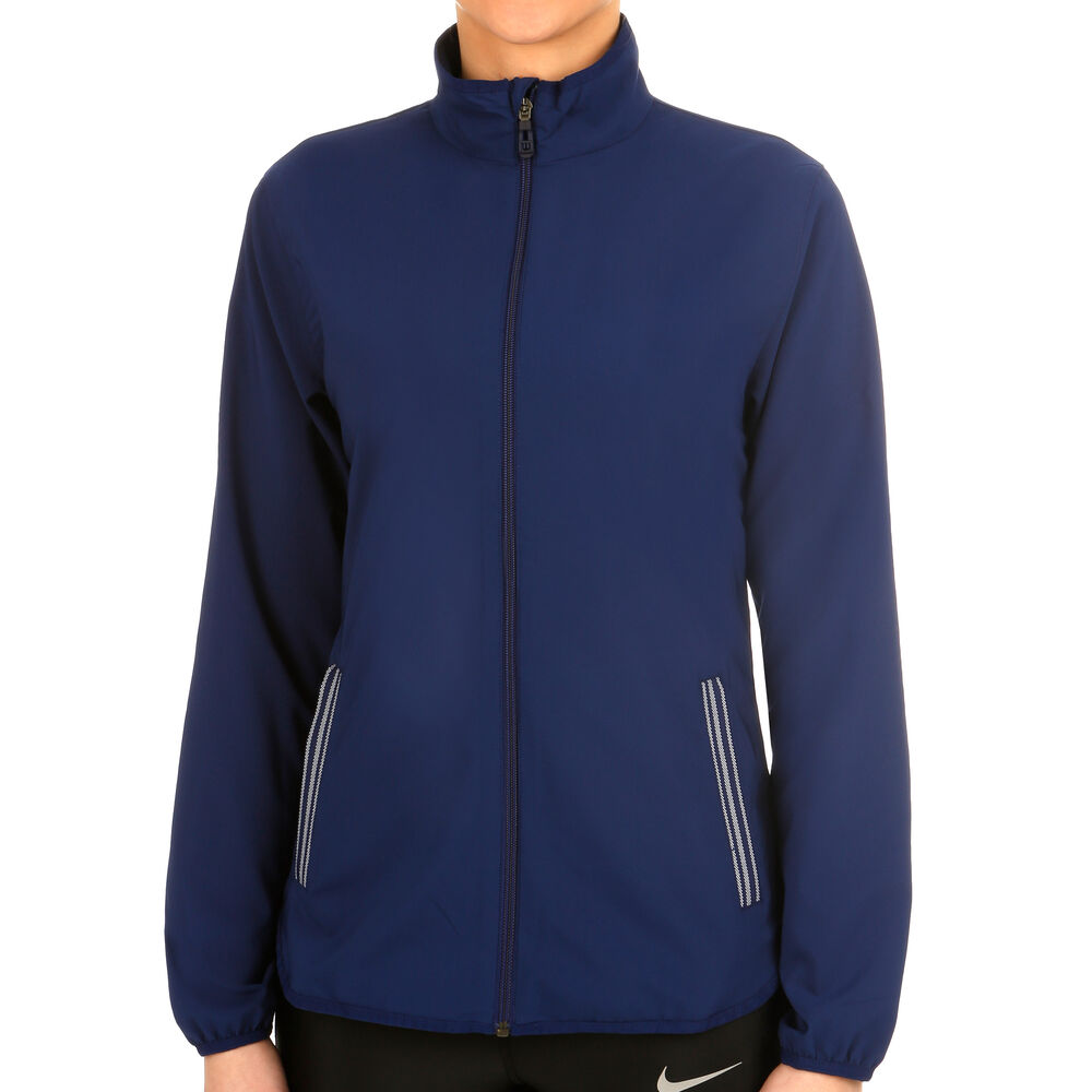 Wilson Team Woven Veste De Survêtement Femmes - Bleu Foncé , Blanc