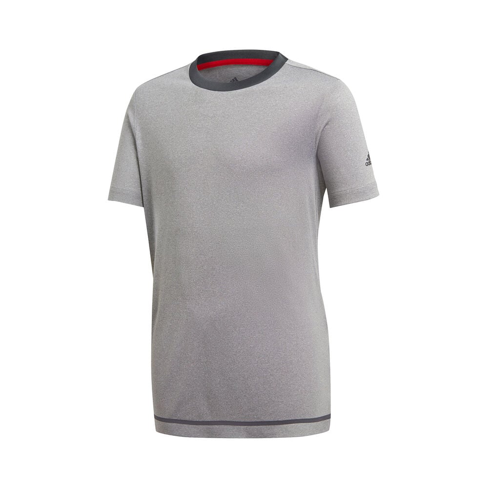 adidas Barricade T-shirt Garçons - Gris Clair , Noir