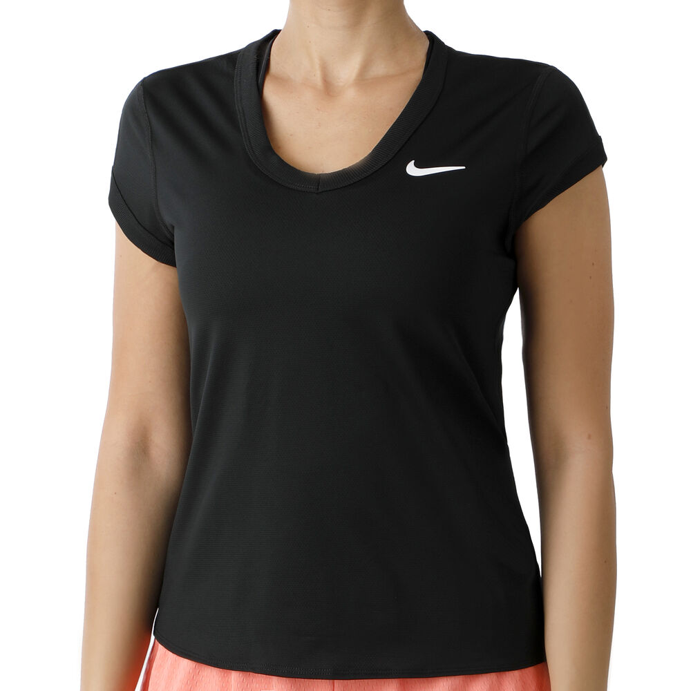 Nike Court Dry T-shirt Femmes - Noir
