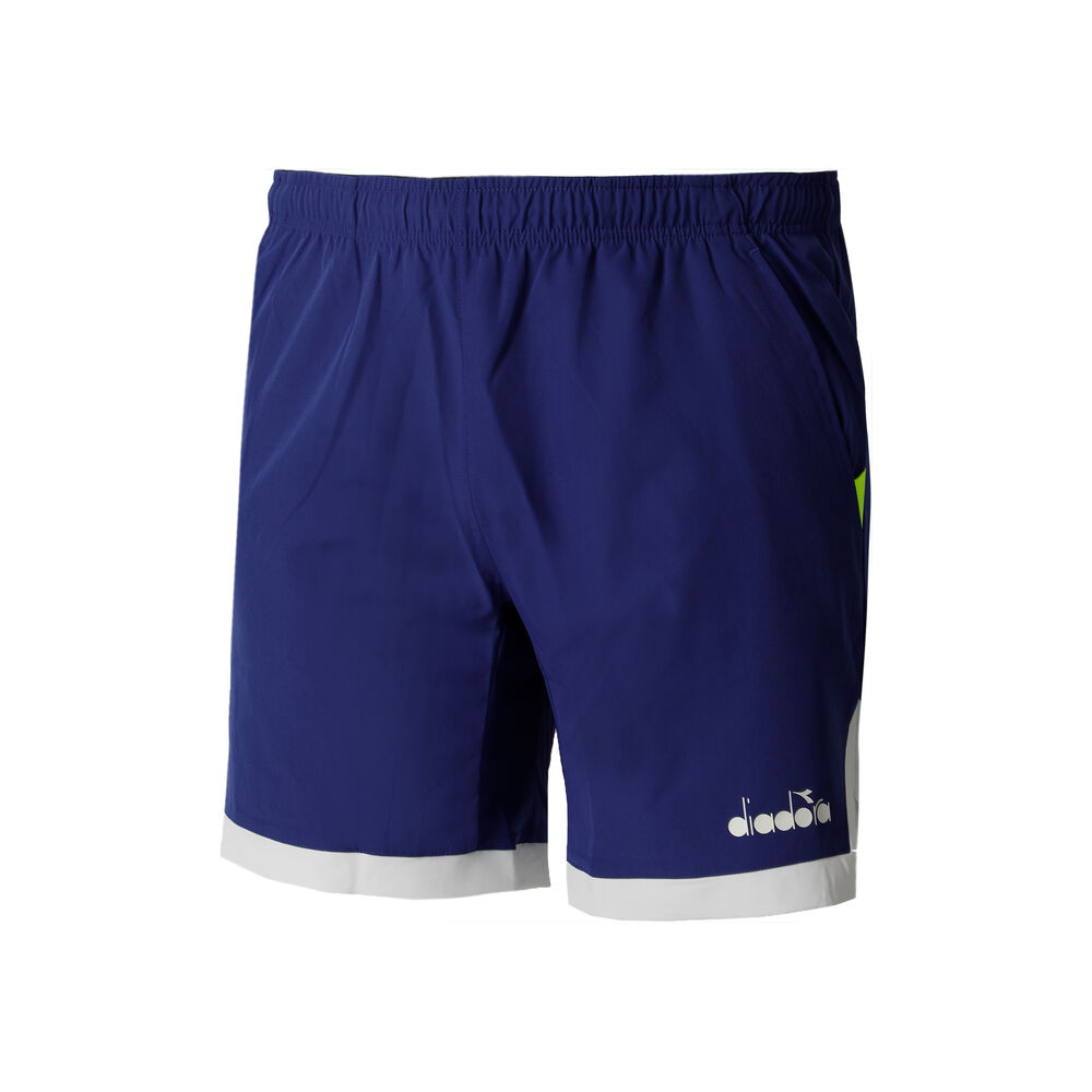 Diadora Micro Shorts Hommes - Bleu Foncé , Blanc