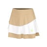 Wild Flounce Jupe Femmes-Beige,Blanc