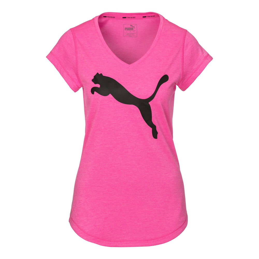 Puma Heather Cat T-shirt Femmes - Pink , Noir
