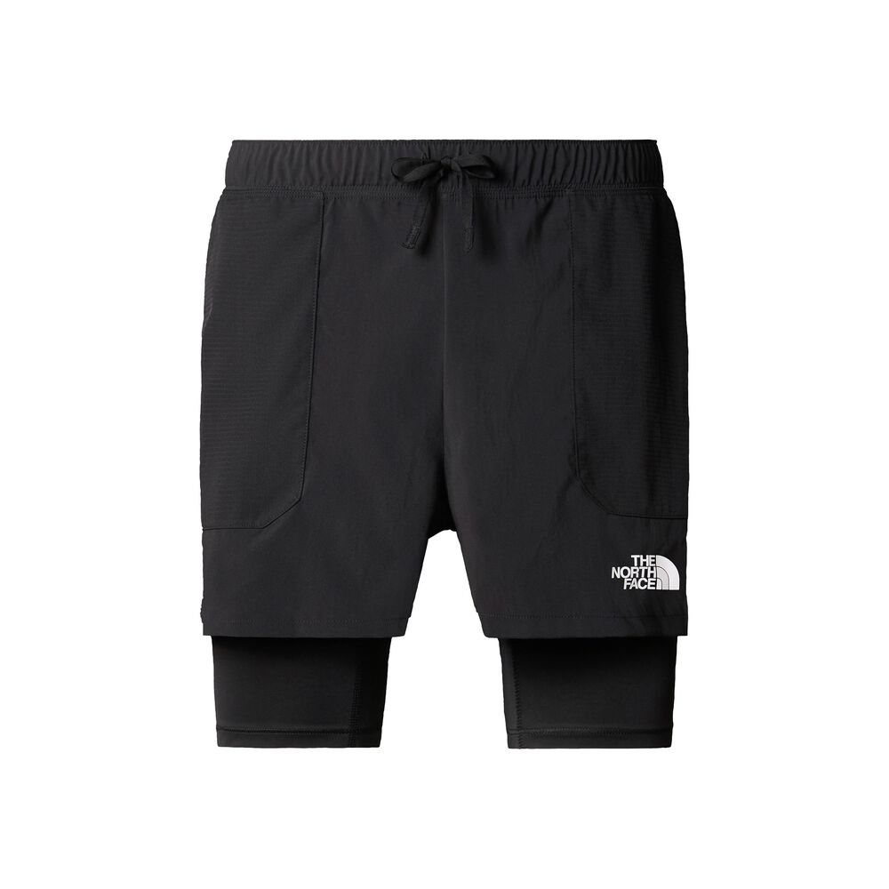 The North Face Sunriser 2in1 4in Short De Running Hommes - Noir