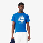 V&ecirc;tements Lacoste Lacoste T-shirt Hommes-Bleu