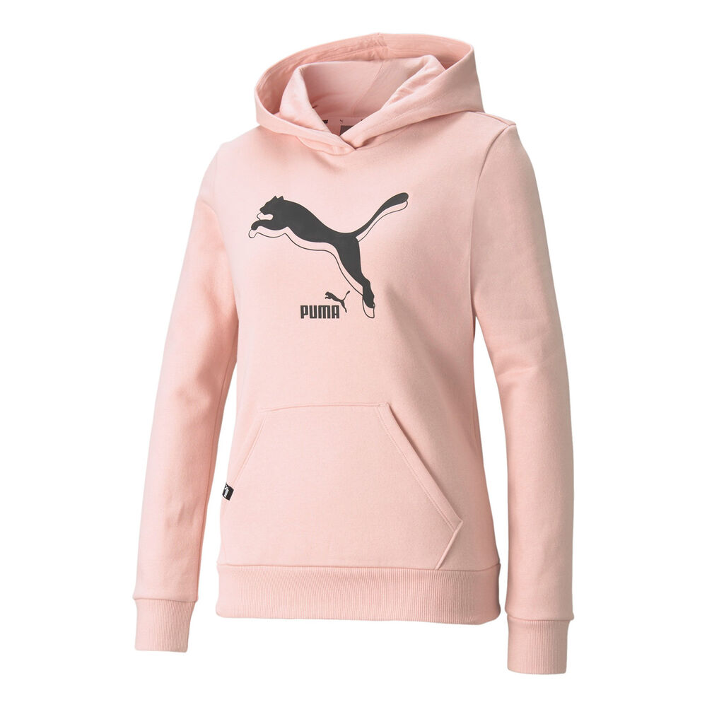 Puma Power Logo Sweat à Capuche Femmes - Rosé, Noir