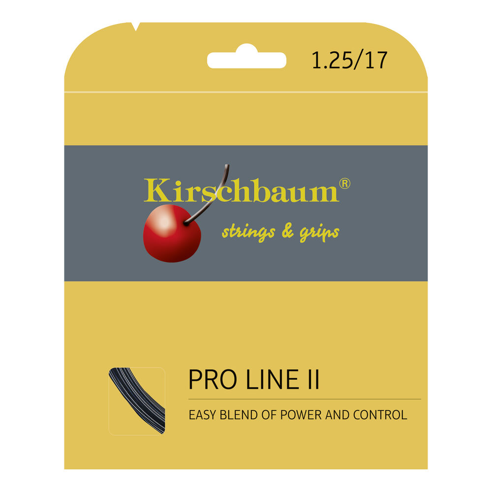 Kirschbaum Pro Line No. II Cordage En Garniture 12m - Noir