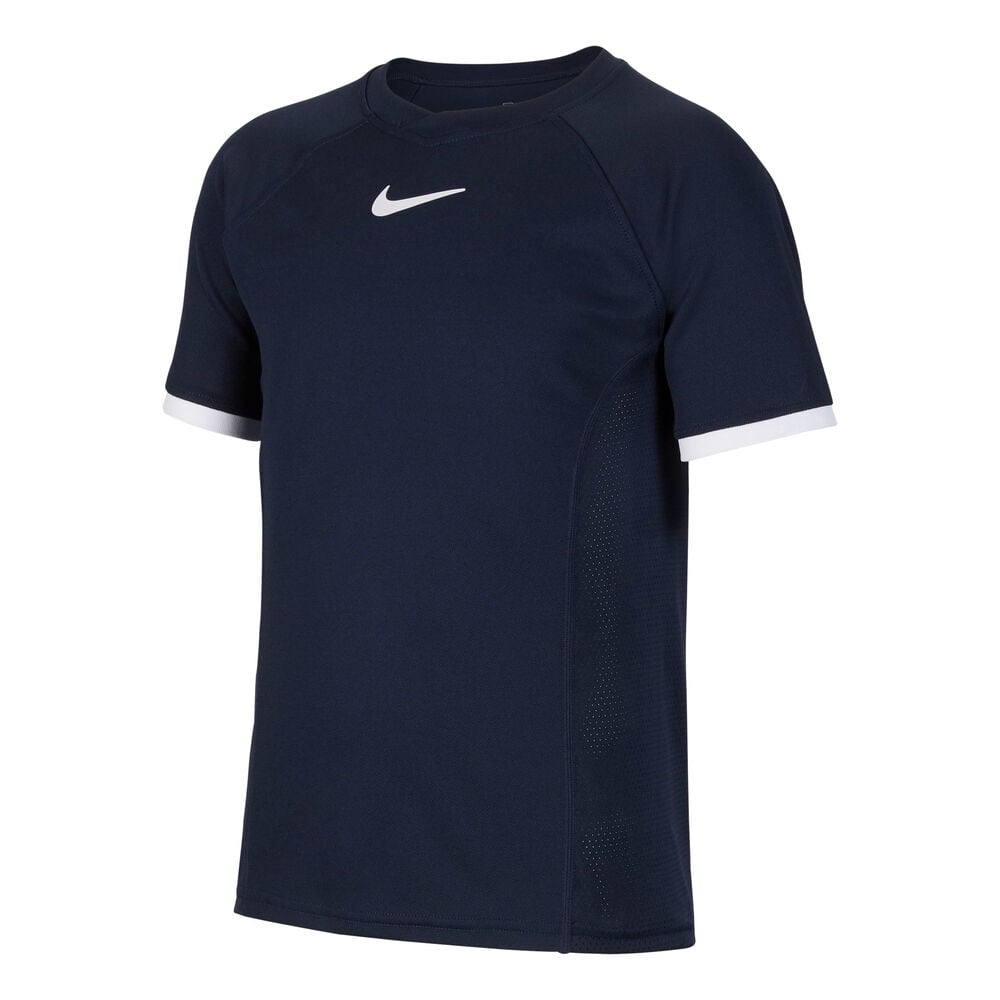 Nike Dri-Fit T-shirt Garçons - Bleu Foncé , Blanc