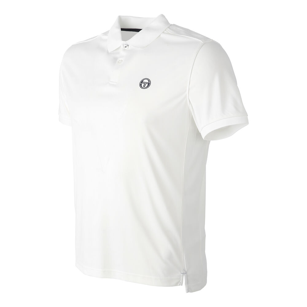 Sergio Tacchini Polo Hommes - Blanc , Bleu Foncé