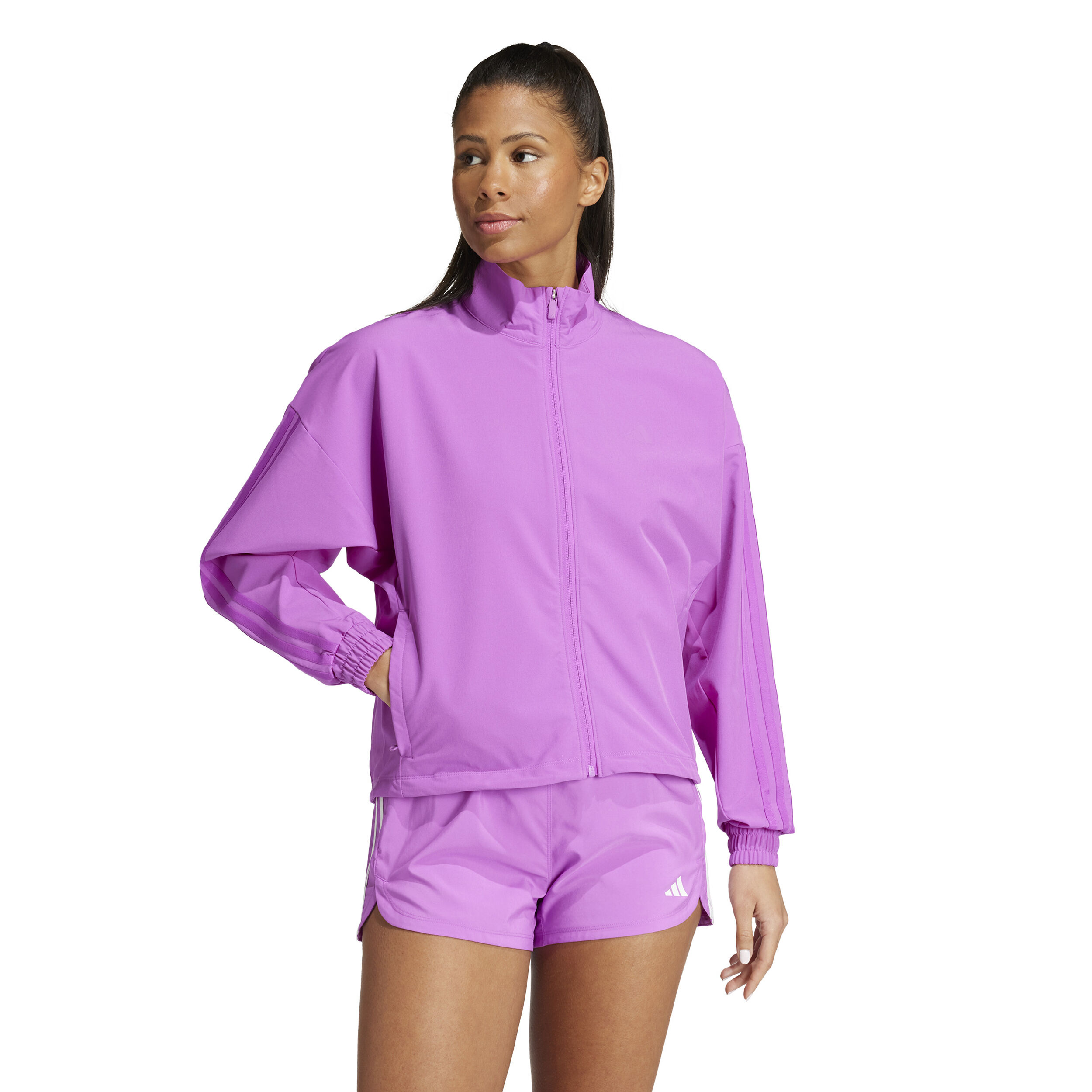 Buy adidas Pacer Jacket Veste De Survetement Femmes Berry online Tennis Point FR