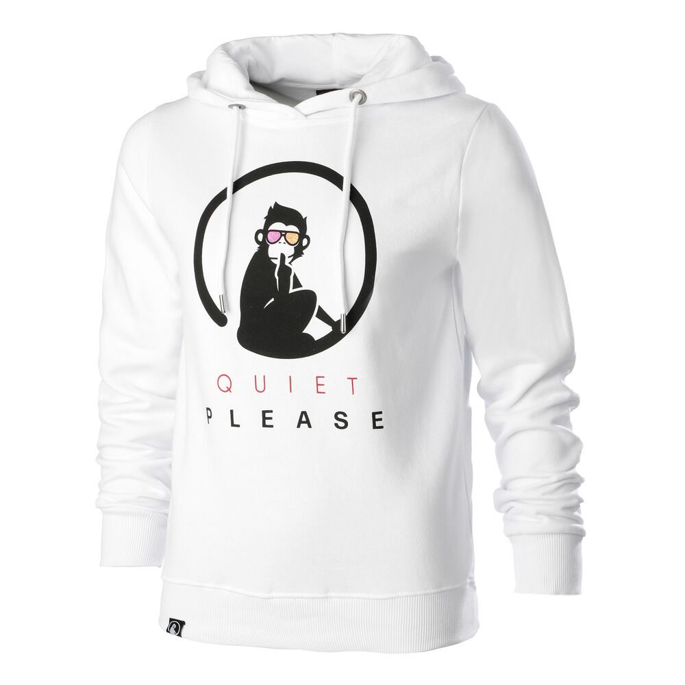 Quiet Please Advantage Glitter Logo Sweat à Capuche Femmes - Blanc , Noir