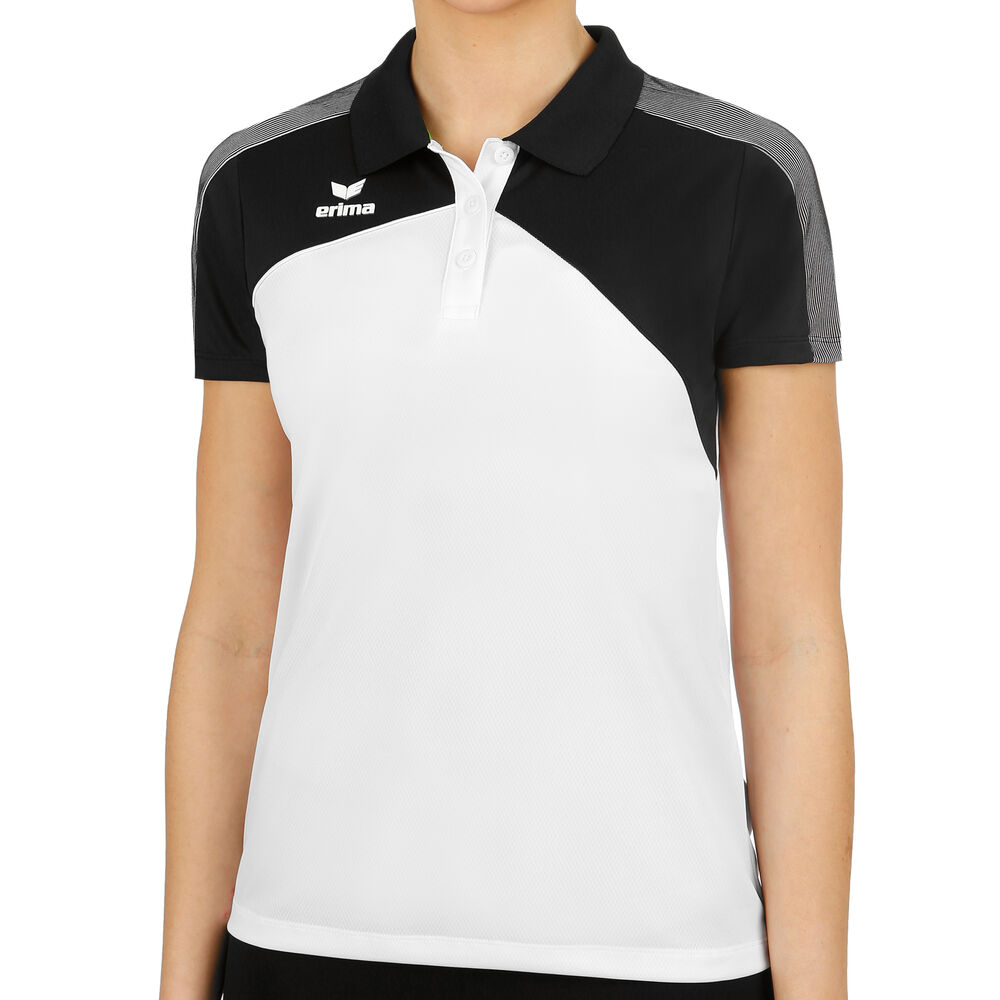 Erima Premium One 2.0 Polo Femmes - Blanc , Noir