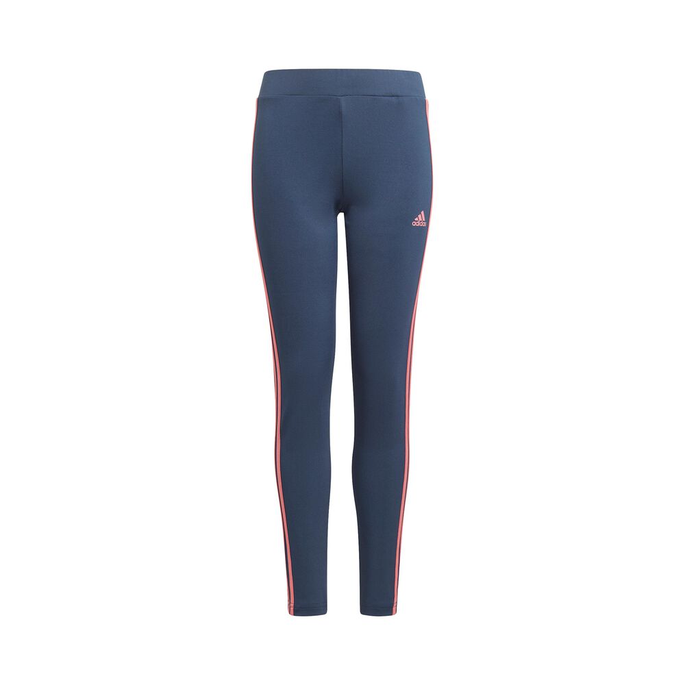 adidas 3-Stripes Collant Tight Filles - Bleu Foncé , Abricot