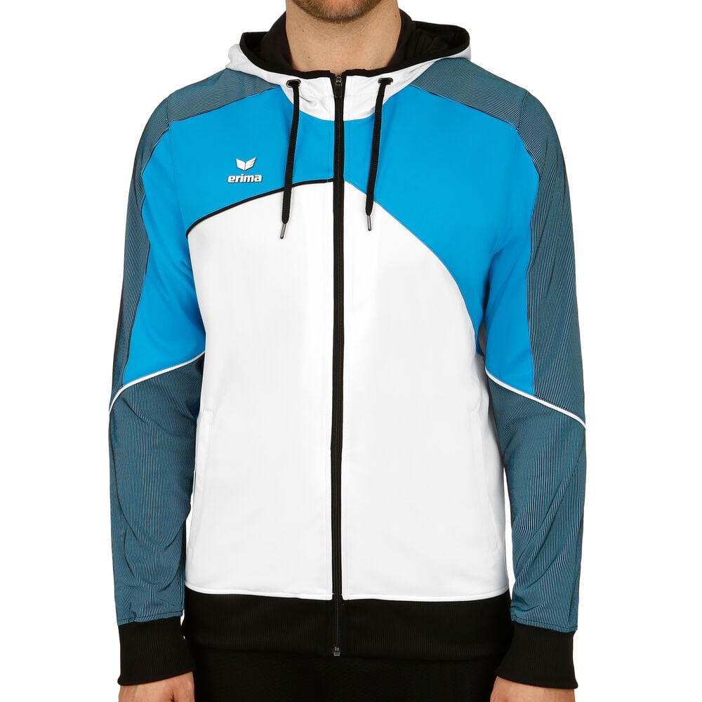 Erima Premium One 2.0 Veste De Survêtement Hommes - Blanc , Turquoise