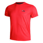 V&ecirc;tements Fila Fila Logo Small T-shirt Hommes-Rouge