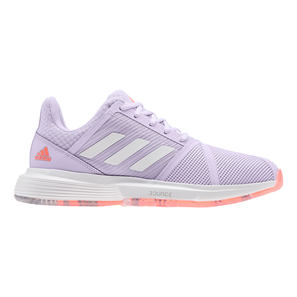 adidas Court Jam Bounce Chaussures Toutes Surfaces Femmes - Lilas , Blanc