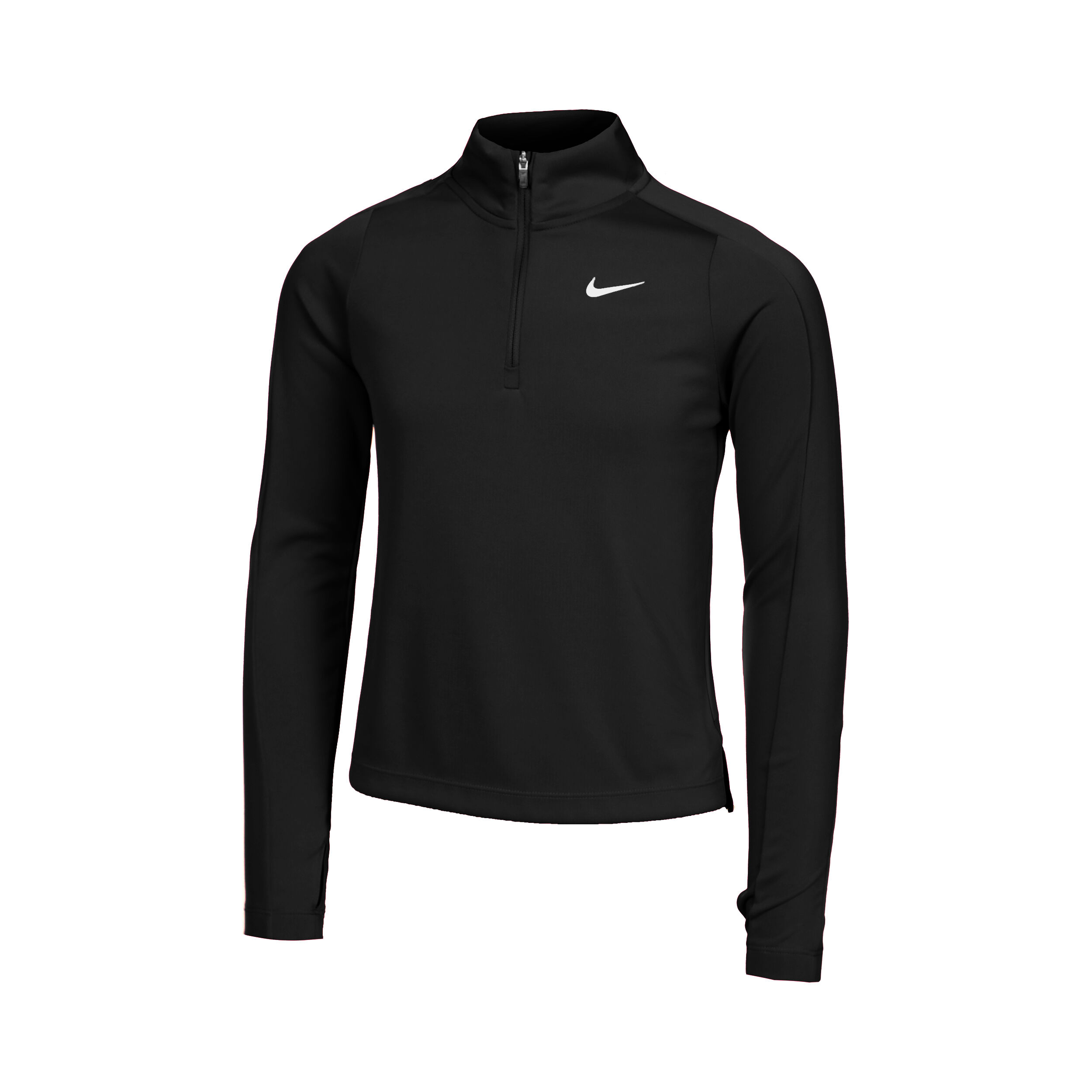 Nike pro dri fit half zip discount