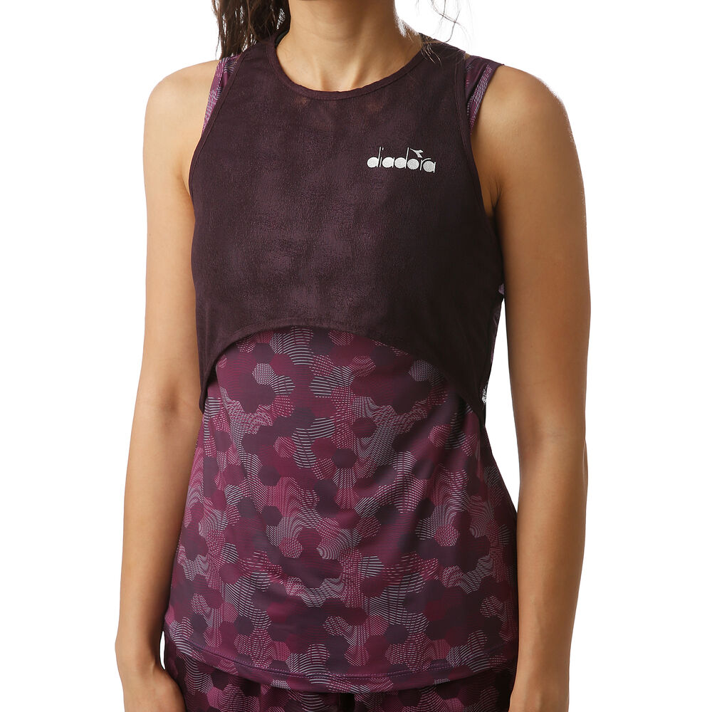 Diadora R. Fit Débardeur Tank Top Femmes - Violet , Berry