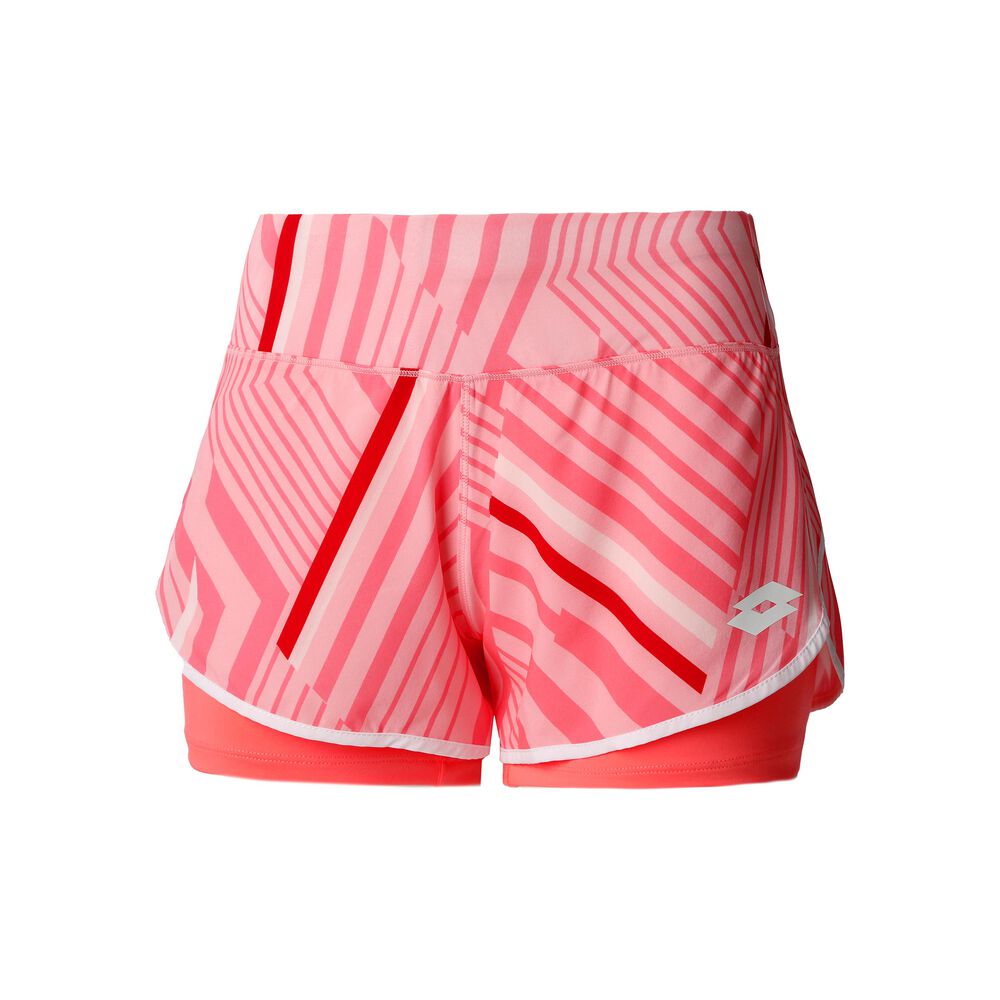 Lotto Top Ten II PL Printed Shorts Femmes - Rosé, Corail