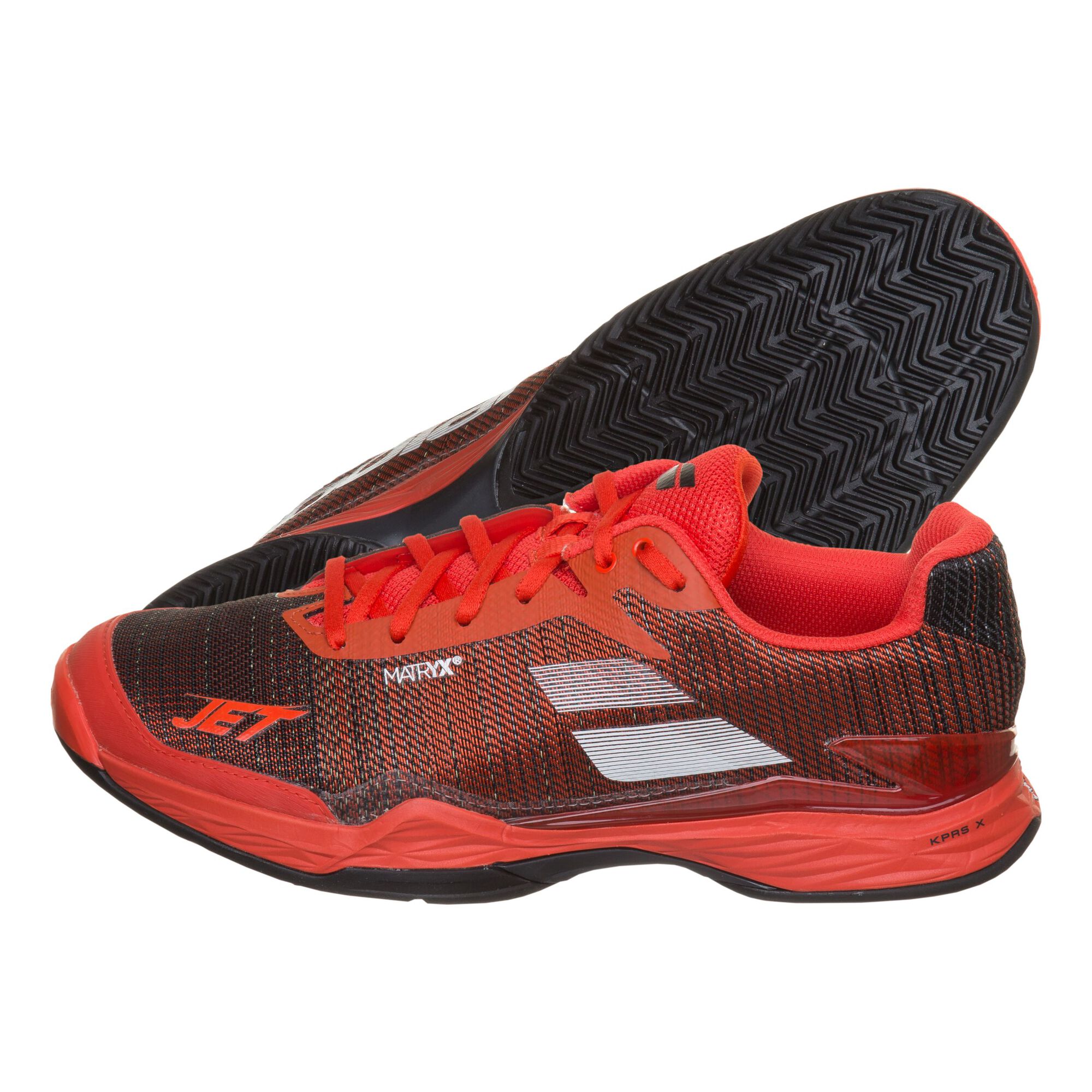 Babolat Jet Mach II Clay Chaussure Terre Battue Hommes - Rouge Clair