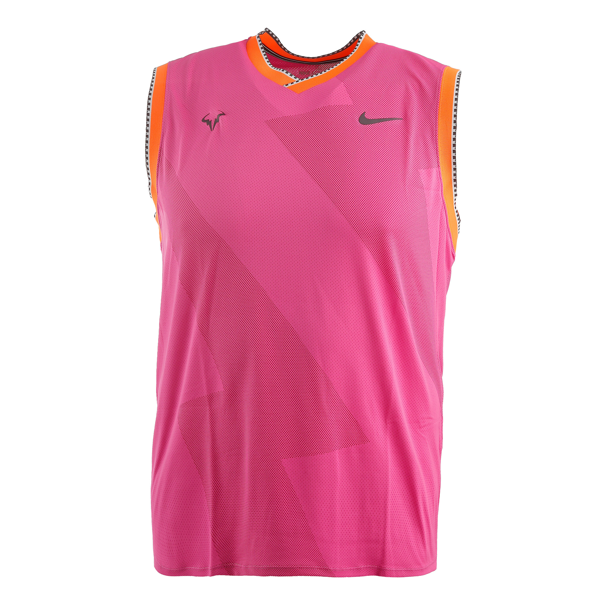 Rafael Nadal Court Aeroreact D bardeur Tank Top Hommes Pink Gris