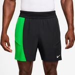 V&ecirc;tements de tennis Nike Nike Carlos Alcaraz Court Dri-Fit Slam Shorts Hommes-noir, vert