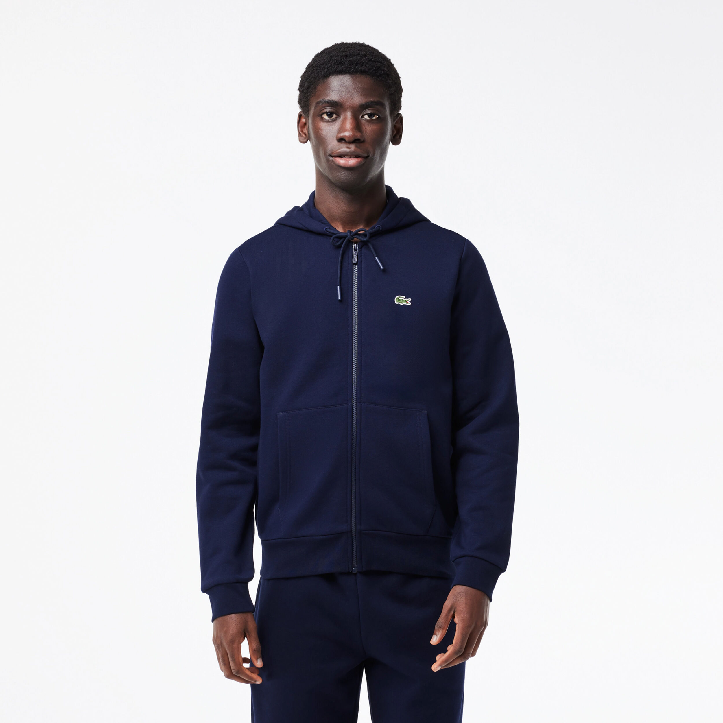Gilet lacoste bleu marine homme cheap