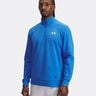 Armour Fleece 1/4 Zip Haut Manches Longues Hommes-Bleu,Blanc