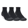 Performance Tech Quarter Chaussettes De Tennis Pack De 3-Noir