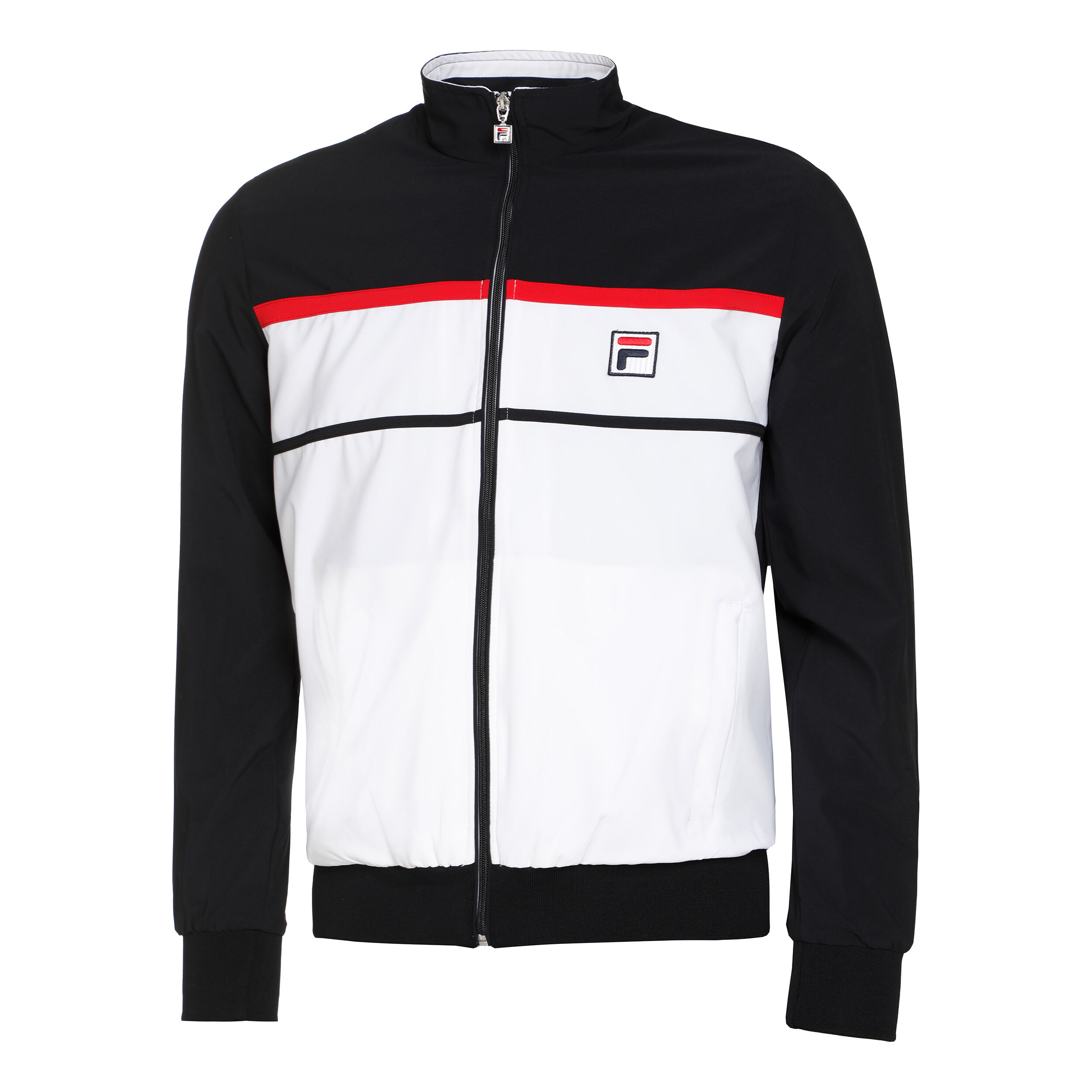 Buy Fila Max Survetement Hommes Blanc Noir online Tennis Point FR