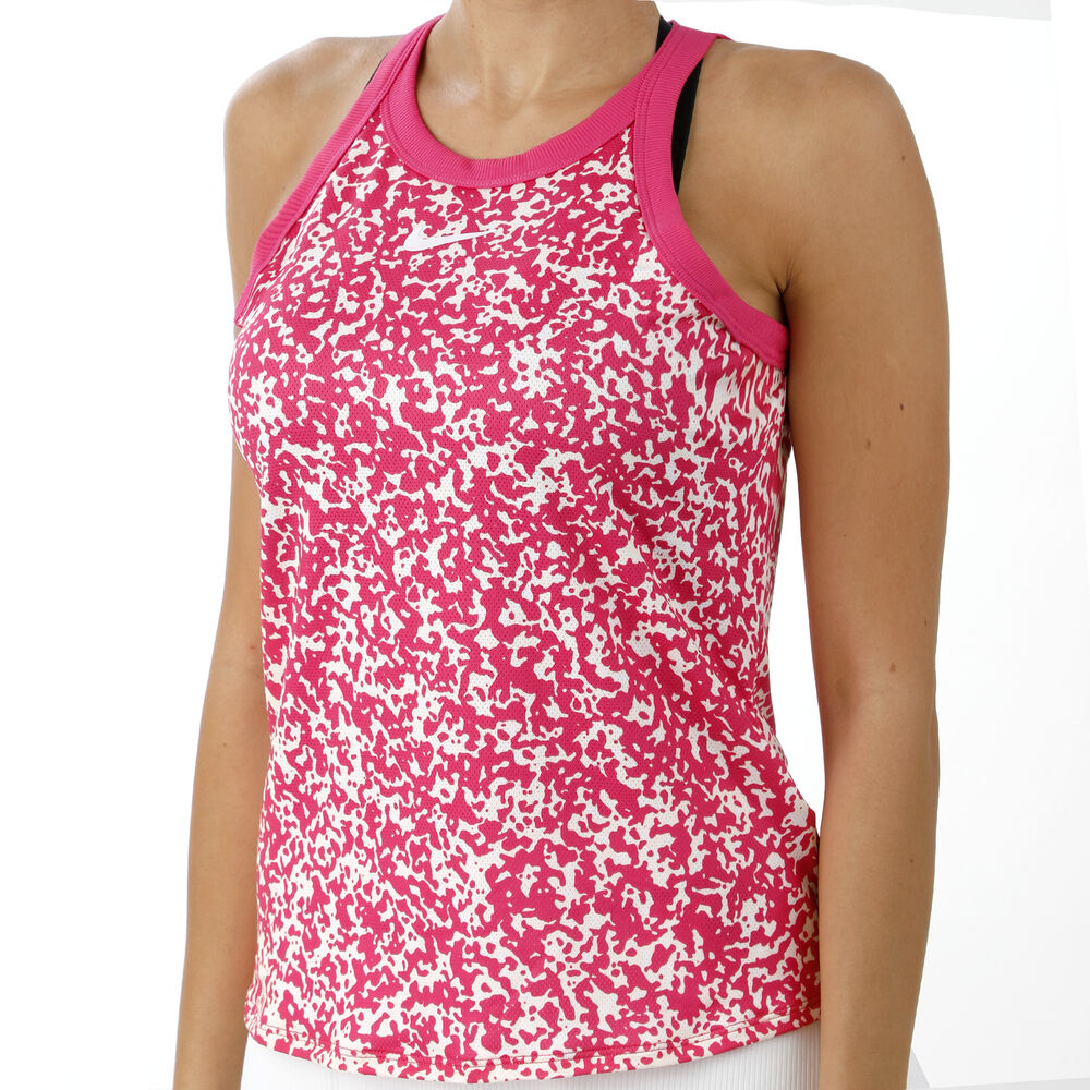 Nike Court Dri-Fit Débardeur Tank Top Femmes - Pink , Blanc