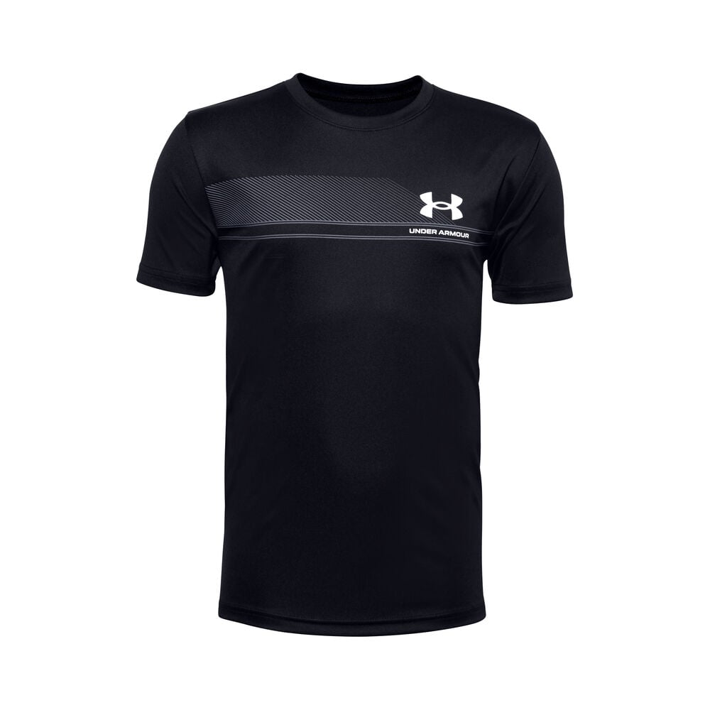 Under Armour Tech Lockup Strike T-shirt Garçons - Noir , Blanc