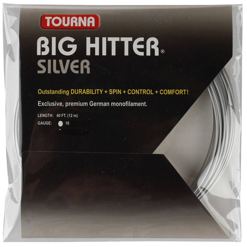 Tourna Tourna Big Hitter Cordage En Garniture 12m - Argent