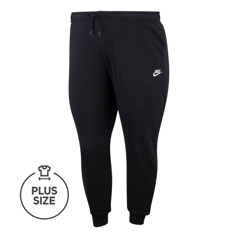 Nike Sportswear Essential Plus Size Pantalon Survêtement Femmes - Noir , Blanc