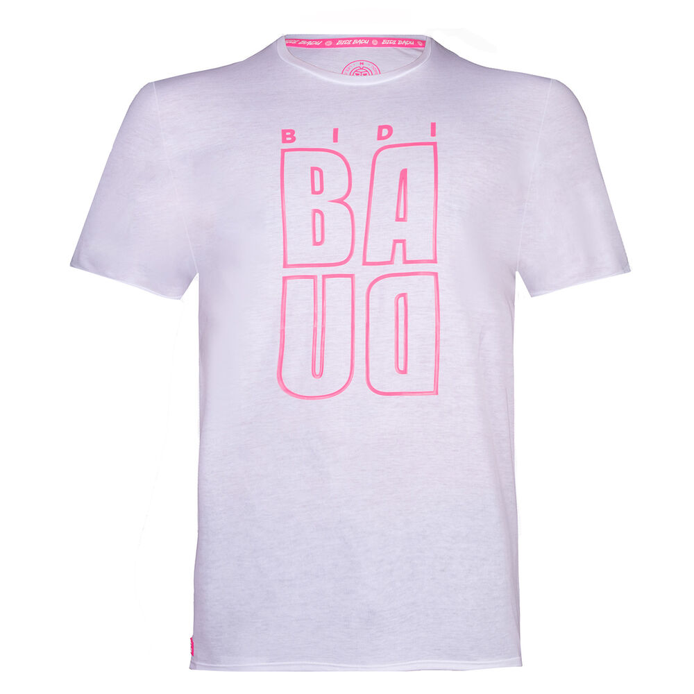 BIDI BADU Kymani Lifestyle T-shirt Hommes - Blanc , Pink