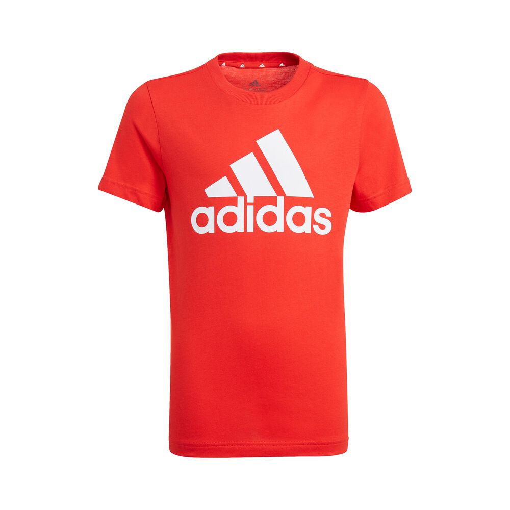 adidas Big Logo T-shirt Enfants - Rouge , Blanc