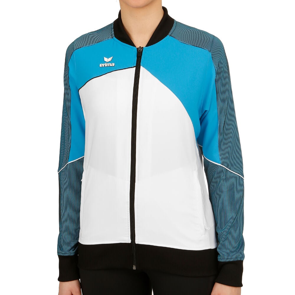 Erima Premium One 2.0 Präsentation Veste De Survêtement Femmes - Blanc , Turquoise