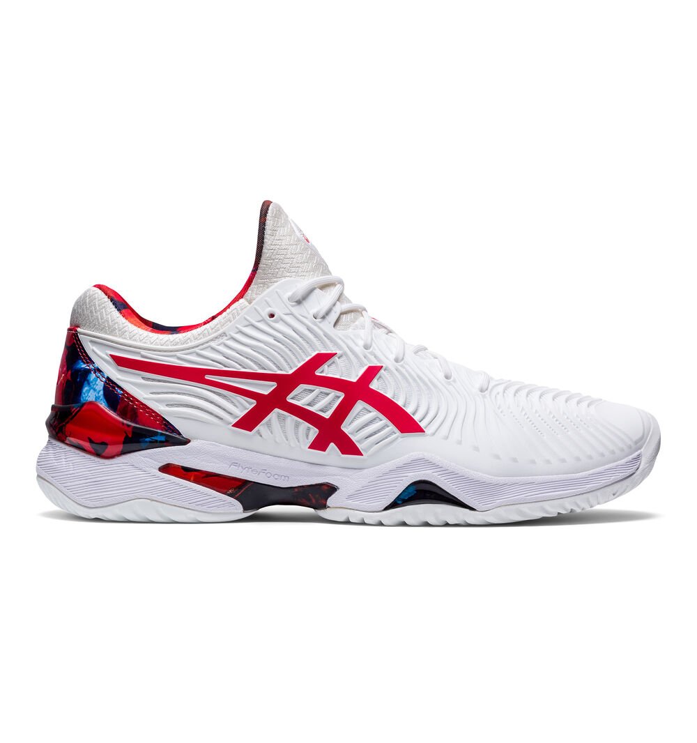Asics Court FF Novak Chaussures Toutes Surfaces Hommes - Blanc , Rouge