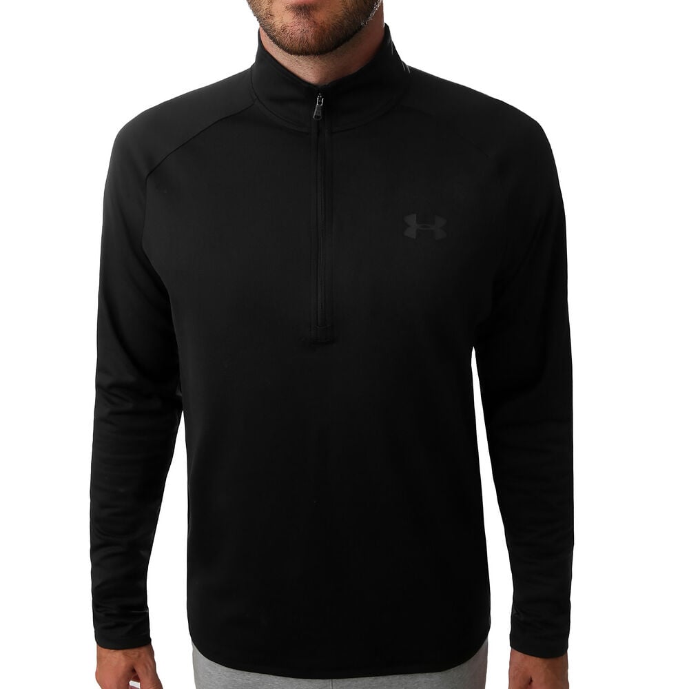 Under Armour Tech 2.0 Half-Zip Haut Manches Longues Hommes - Noir , Gris Foncé