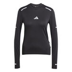 V&ecirc;tements adidas adidas Ultimate High Visibility Maillot De Course Femmes-Noir