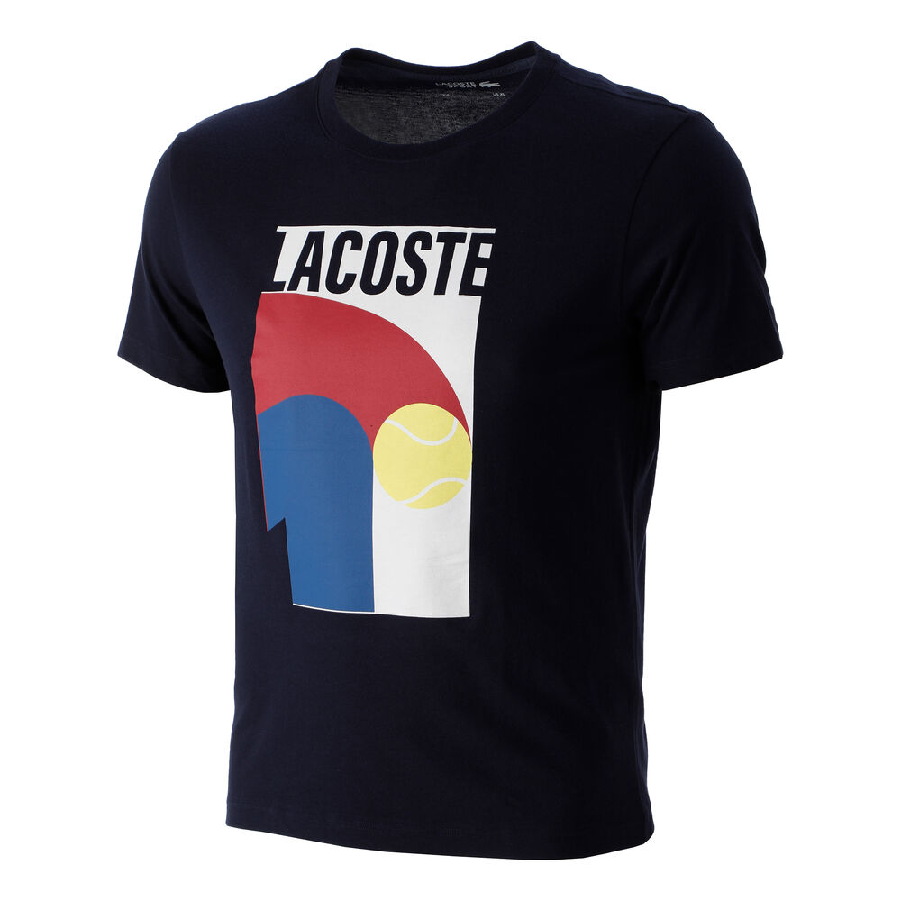 Lacoste T-shirt Hommes - Bleu Foncé , Multicouleur